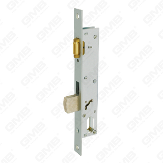 High Security Aluminum Door Lock Narrow Lock cylinder hole roller latch Lock Body (1206)