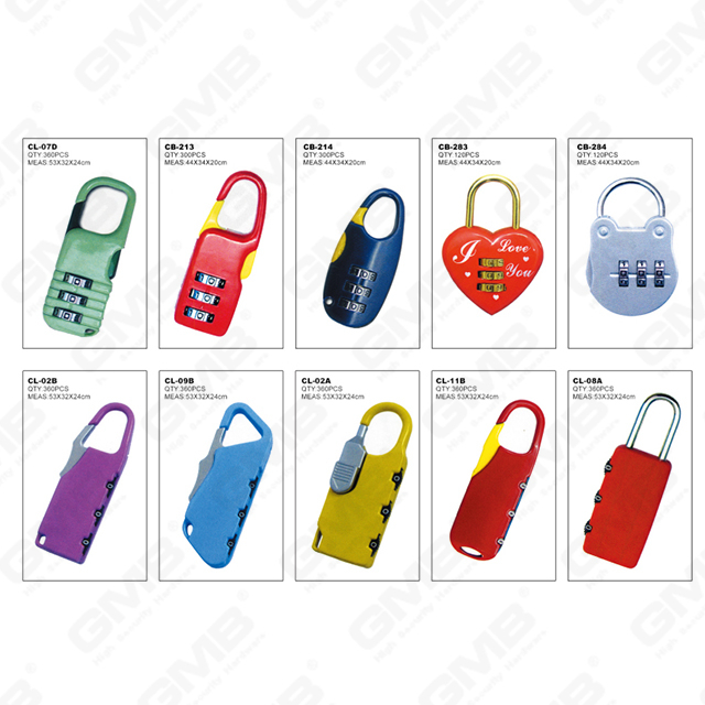 Luggage combination lock padlock