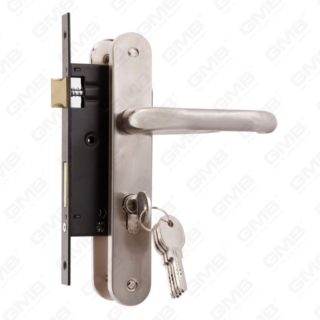 High Security Door Lock set with latch bolt cylinder hole Lock set Lock case lock handle (1549 Serise)