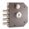 Security Nigh Latch Lock 4 pin Steel Deadbolt key hole Zamak Latch Rim Lock Quickly release Button Rim Cylinder Lock (1712)
