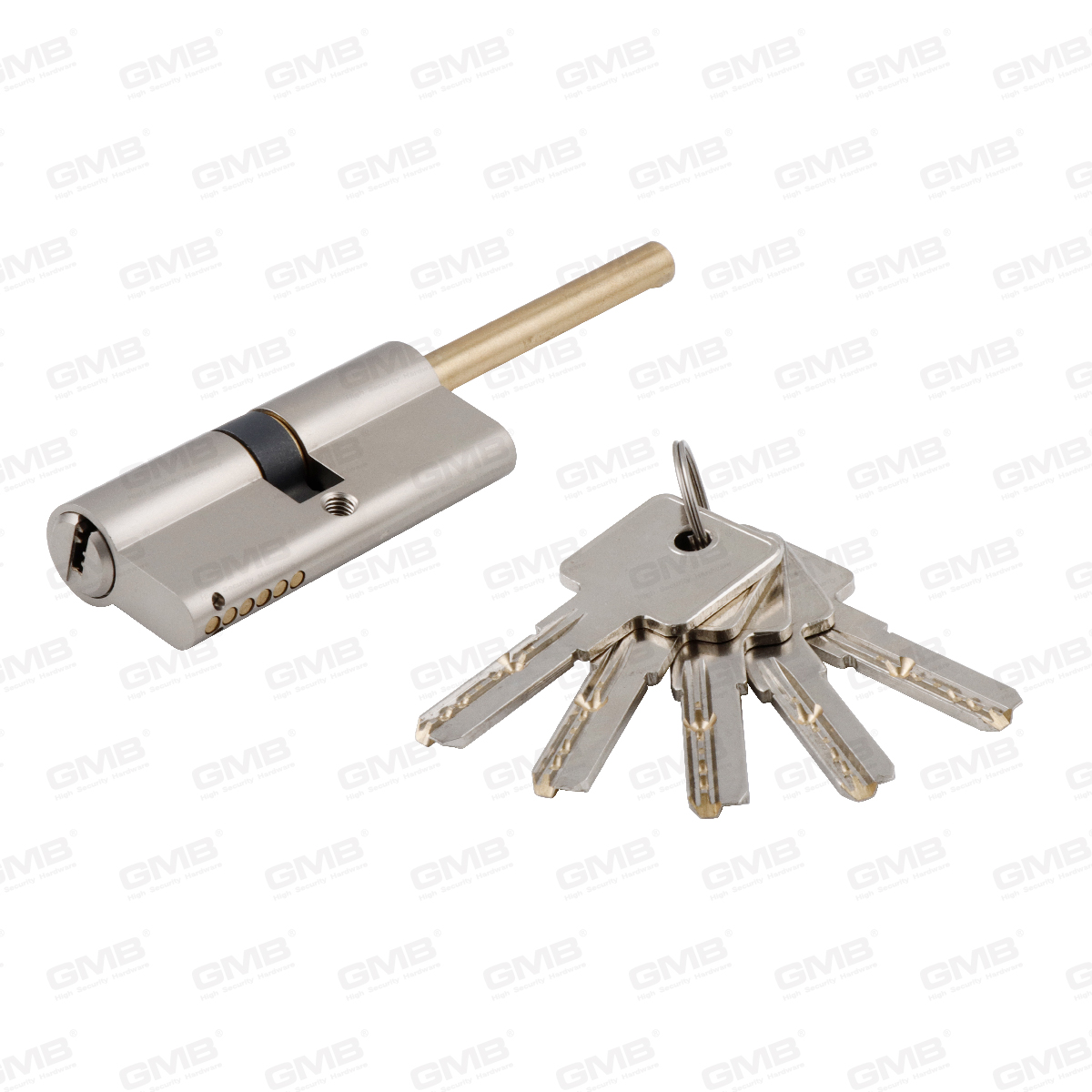Security Brass Cylinder with Tail Bar (GMB-CY-04B)
