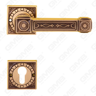 Good Quality Antique Solid Brass Furniture Door Handles(B-RM9235-OG)