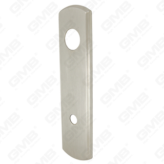 Brass Handles Wooden Door Hardware Handle Lock Door Handle on Plate for Mortise Lockset (B-PM90-SC)