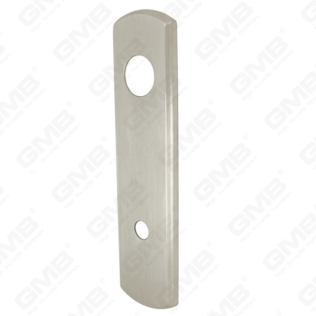 Brass Handles Wooden Door Hardware Handle Lock Door Handle on Plate for Mortise Lockset (B-PM90-SC)