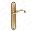 Brass Handles Wooden Door Hardware Handle Lock Door Handle on Plate for Mortise Lockset (B-PM3905-AB)