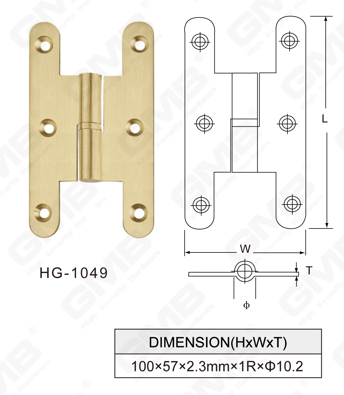 Brass Hinge Series_HG-1049-95