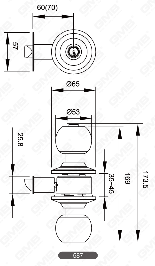 05 Cylindrical Knob Lock Series-02