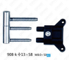 Furniture T Type Hinge with three pins and Reinforcement [908-k φ13×58]