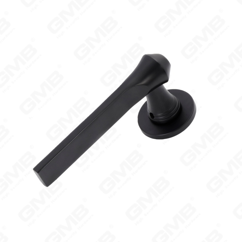 New Modern House Decoration Aluminum Door Handle on Round Rosette