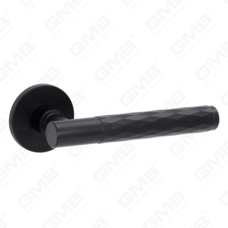 New Modern House Decoration Aluminum Door Handle on Round Rosette