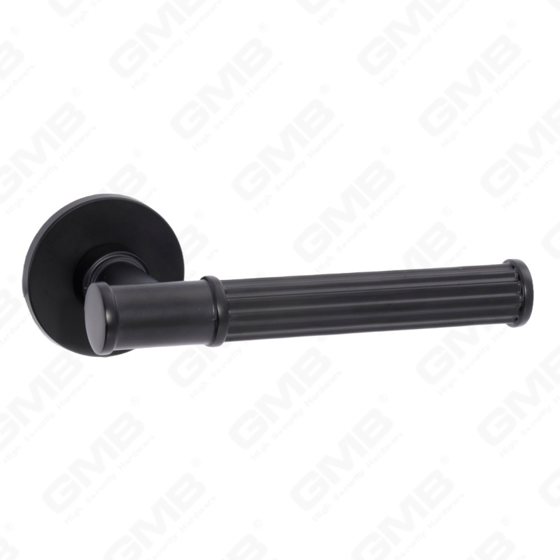 New Modern House Decoration Aluminum Door Handle on Round Rosette