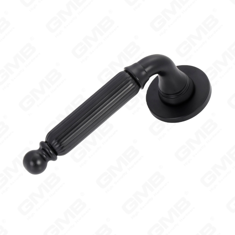 New Modern House Decoration Aluminum Door Handle on Round Rosette