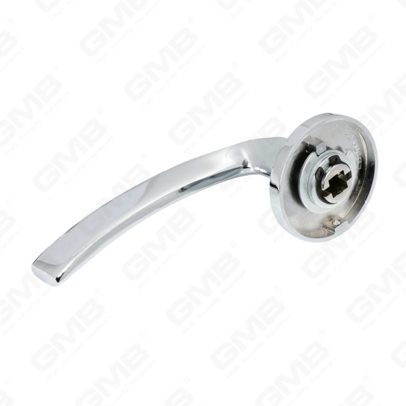 New Modern House Decoration Aluminum Door Handle on Round Rosette