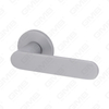 New Modern House Decoration Aluminum Door Handle on Round Rosette