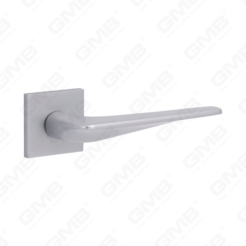 New Modern House Decoration Aluminum Door Handle on Round Rosette