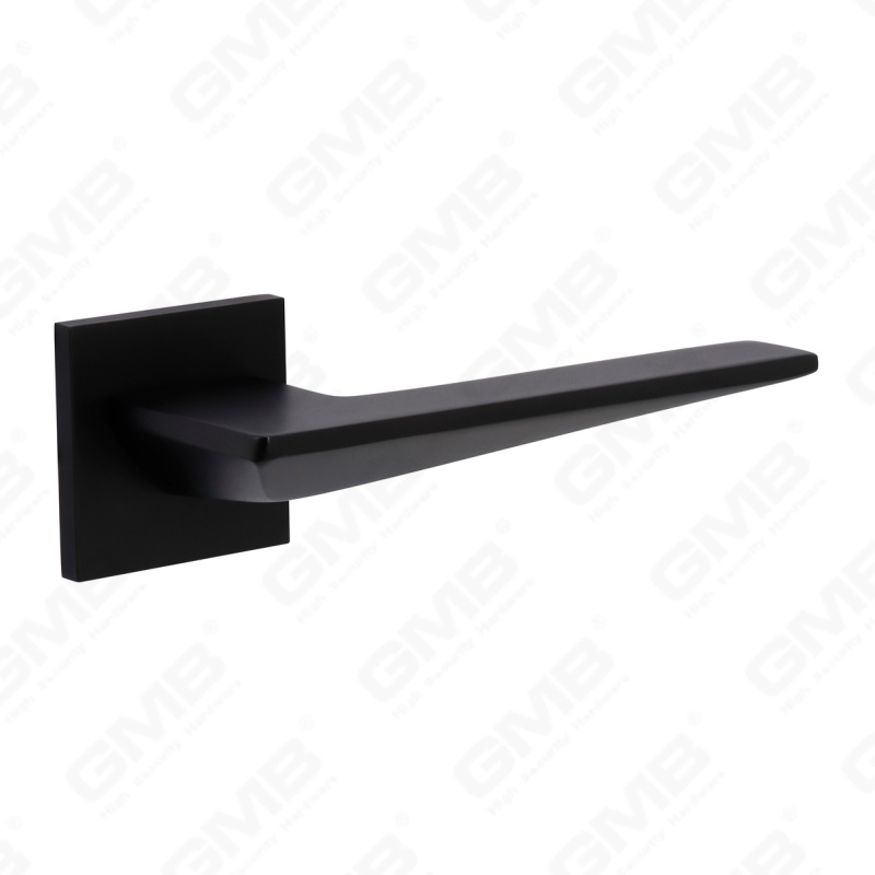 New Modern House Decoration Aluminum Door Handle on Round Rosette