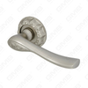 New Modern House Decoration Aluminum Door Handle on Round Rosette