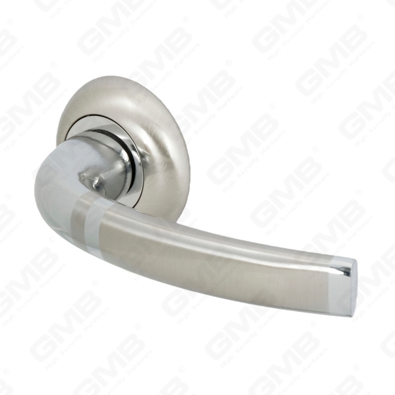 New Modern House Decoration Aluminum Door Handle on Round Rosette