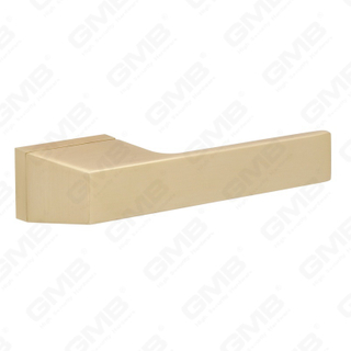 New Modern House Decoration Aluminum Door Handle on Round Rosette