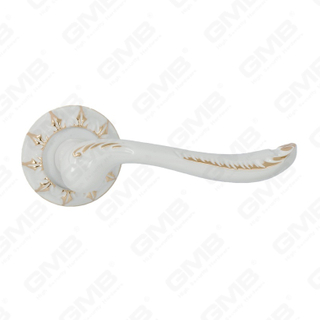 New Modern House Decoration Aluminum Door Handle on Round Rosette