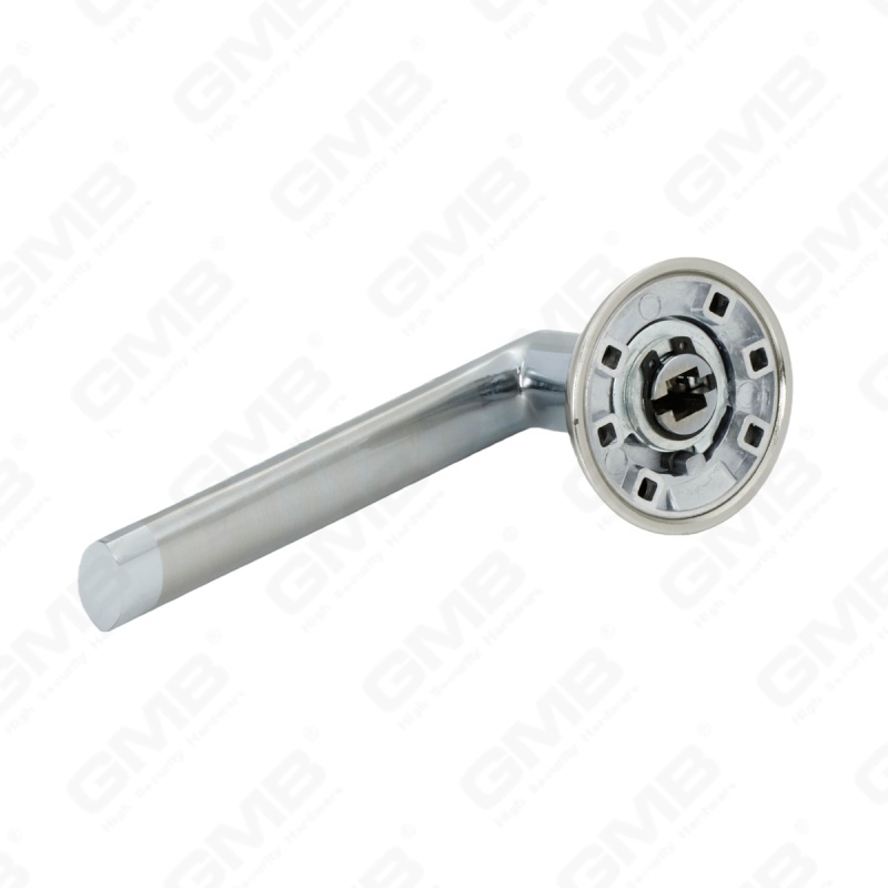 New Modern House Decoration Aluminum Door Handle on Round Rosette