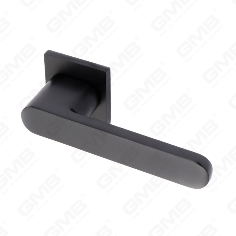 New Modern House Decoration Aluminum Door Handle on Round Rosette