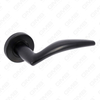 High Quality BS En1906 Grade 4 SUS304 Stainless Steel Entry Round Rose Interior Door Lever Handle (LHT034)