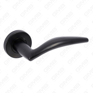 High Quality BS En1906 Grade 4 SUS304 Stainless Steel Entry Round Rose Interior Door Lever Handle (LHT034)