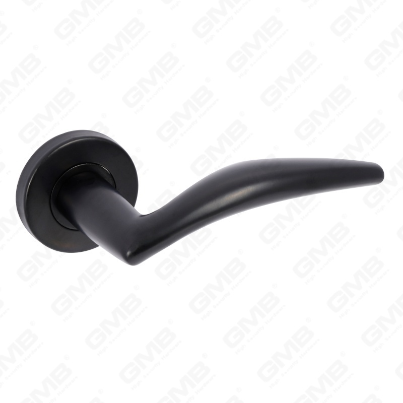 High Quality BS En1906 Grade 4 SUS304 Stainless Steel Entry Round Rose Interior Door Lever Handle (LHT034)