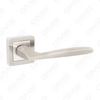 New Modern House Decoration Aluminum Door Handle on Round Rosette