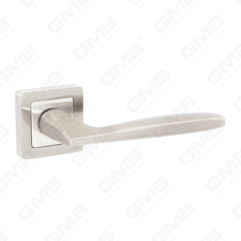 New Modern House Decoration Aluminum Door Handle on Round Rosette
