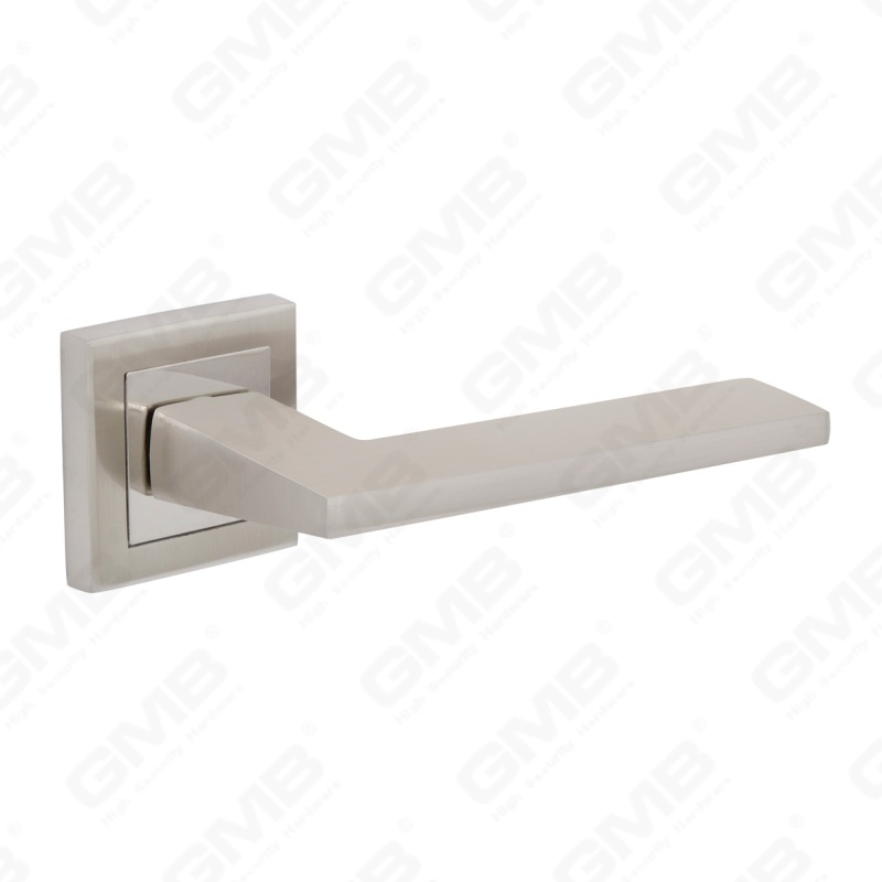 New Modern House Decoration Aluminum Door Handle on Round Rosette