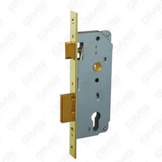 High Security Mortise Door lock Steel Brass deadbolt Zamak Brass latch cylinder hole Lock Body [7040]