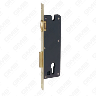High Security Mortise Door lock Steel Brass deadbolt Brass roller latch cylinder hole Lock Body [7016]