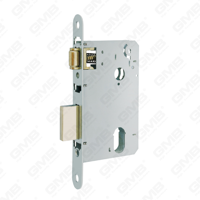 High Security Mortise Door Lock Zamak deadbolt Steel roller latch cylinder hole Lock Body (JH1001U)