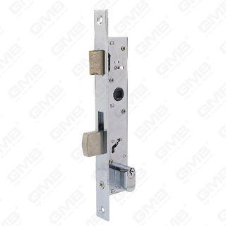 High Security Aluminum Door Lock Narrow Lock cylinder hole Lock Body (1205)