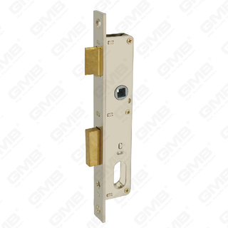 High Security Aluminum Door Lock Narrow Lock cylinder hole Lock Body (1220)
