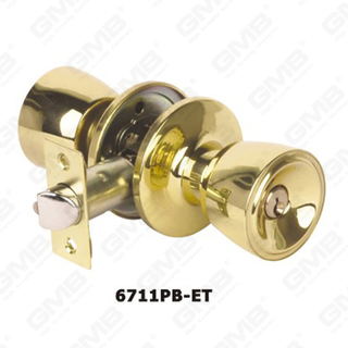 High Security ANSI Standard Tubular Knob Lock Square Key Tubular Knob Lock (6711PB-ET)