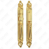 High Security Brass Outside Villa Door Handle Door GPB BF Finish (UT9810-GPB)