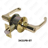 Push In button function ANSI Standard Cylindrical Lever lock Series (3421PB-ET)