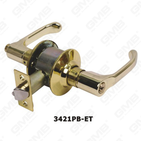 Push In button function ANSI Standard Cylindrical Lever lock Series (3421PB-ET)