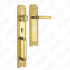 Zinc Alloy Outside Villa Door Handle big deadbolt with anti-saw function (E8536-GPB)