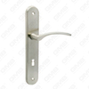 Door Handle Pull Wooden Door Hardware Handle Lock Door Handle on Plate for Mortise Lockset by Zinc Alloy or Steel Door Plate Handle (215225)