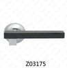 Zamak Zinc Alloy Aluminum Rosette Door Handle with Round Rosette (Z02175)