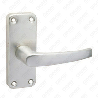 Oxygenate Aluminium Door Handle on Plate Plate Door Handle (32405)