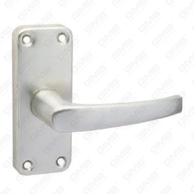 Oxygenate Aluminium Door Handle on Plate Plate Door Handle (32405)