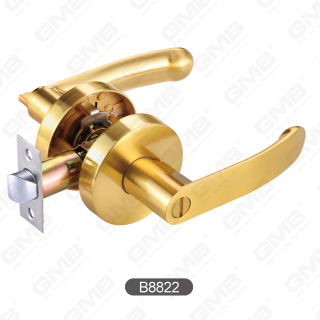 Heavy Duty Tubular Lever Lock Entry Zinc Alloy Handle Door Lock 【B8822】
