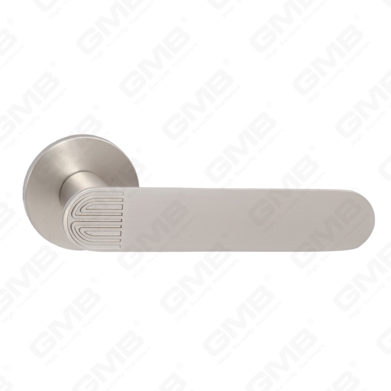 New Modern House Decoration Aluminum Door Handle on Round Rosette