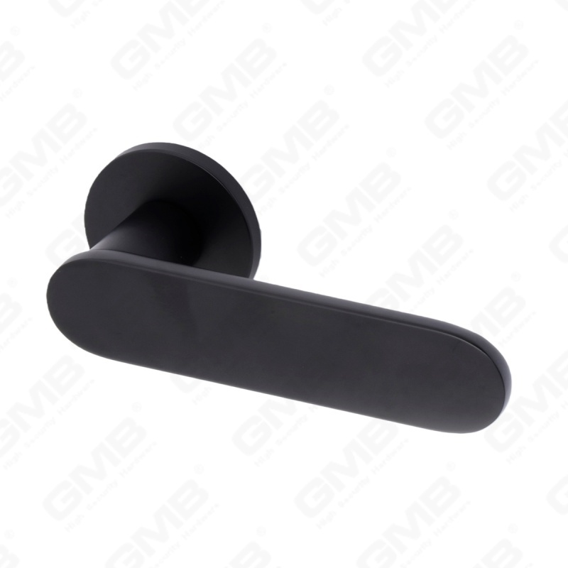 New Modern House Decoration Aluminum Door Handle on Round Rosette