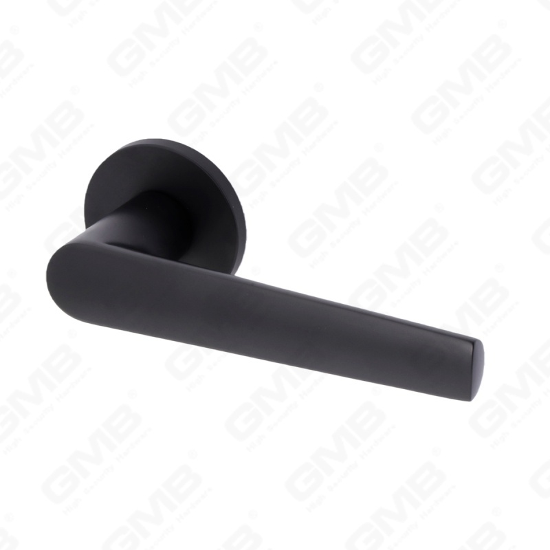 New Modern House Decoration Aluminum Door Handle on Round Rosette